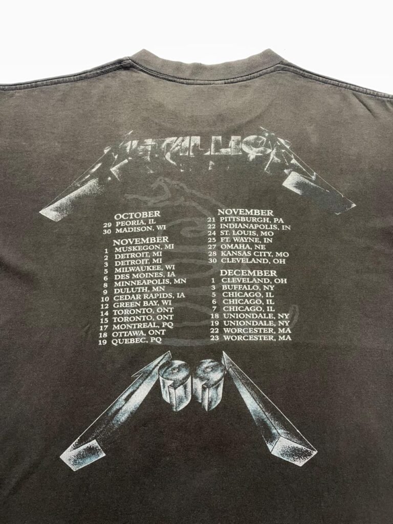 1991 Metallica - Black Album T-Shirt