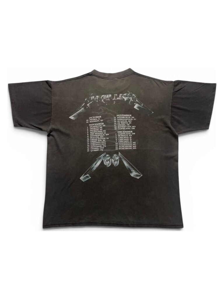 1991 Metallica - Black Album T-Shirt