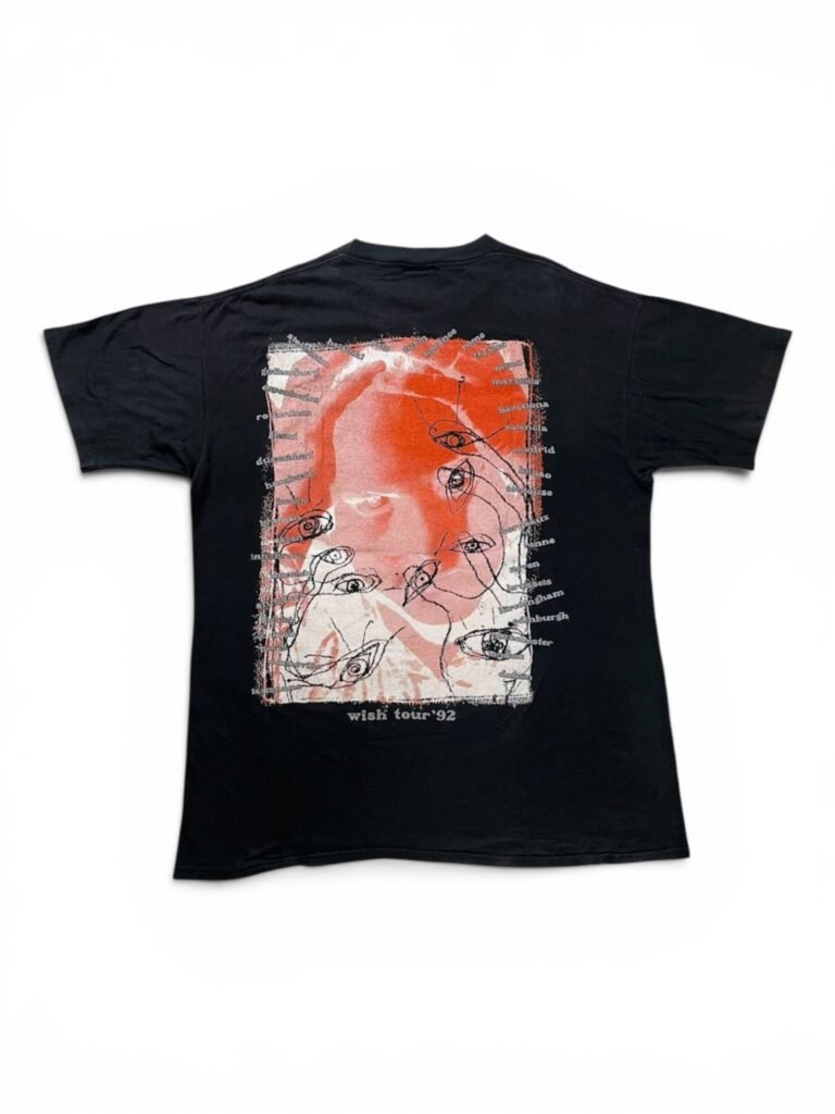 1992 The Cure Wish Tour - Robert Smith Big Face T-Shirt