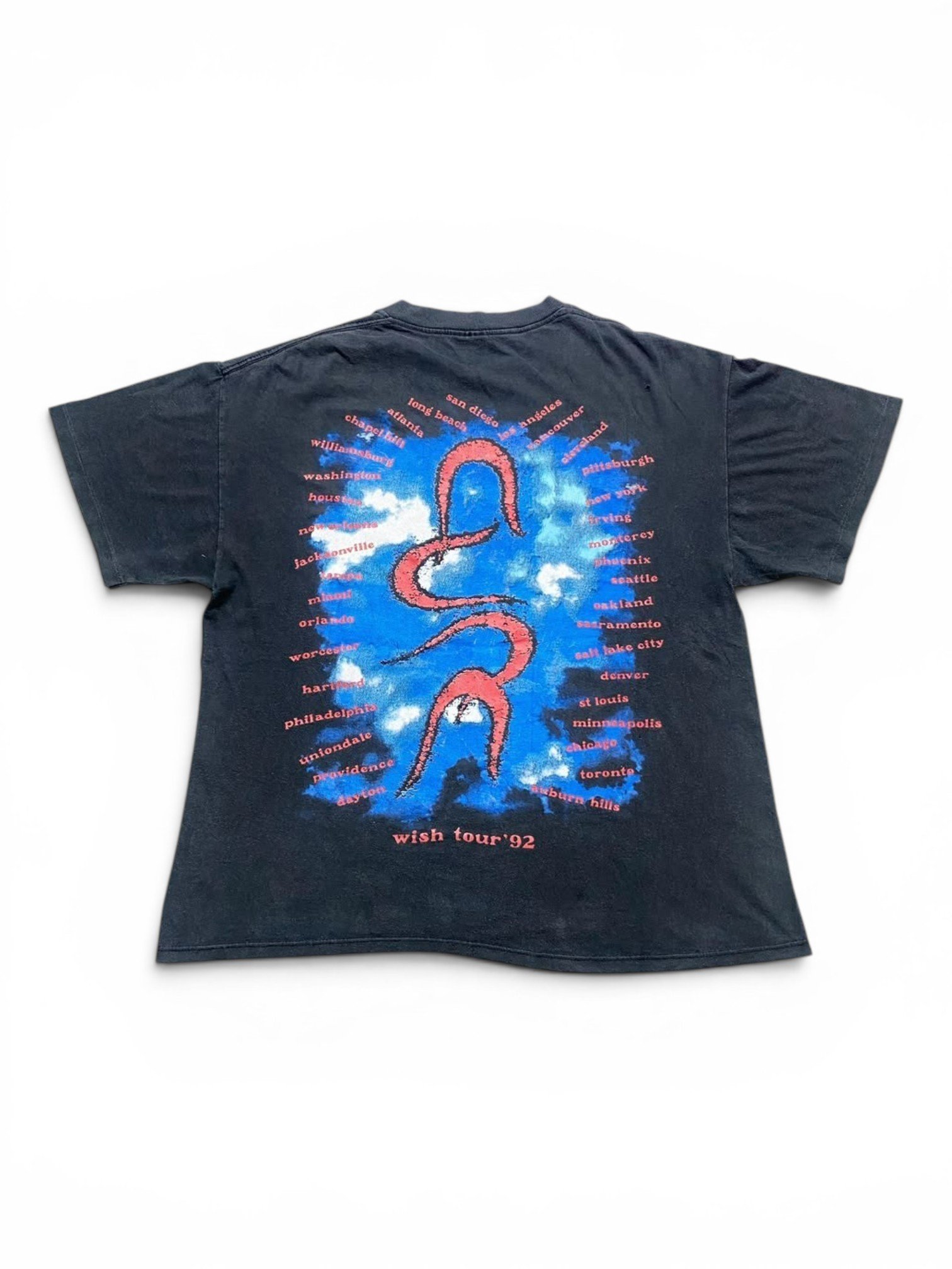 1992 The Cure - Wish Tour T-Shirt - Image 2
