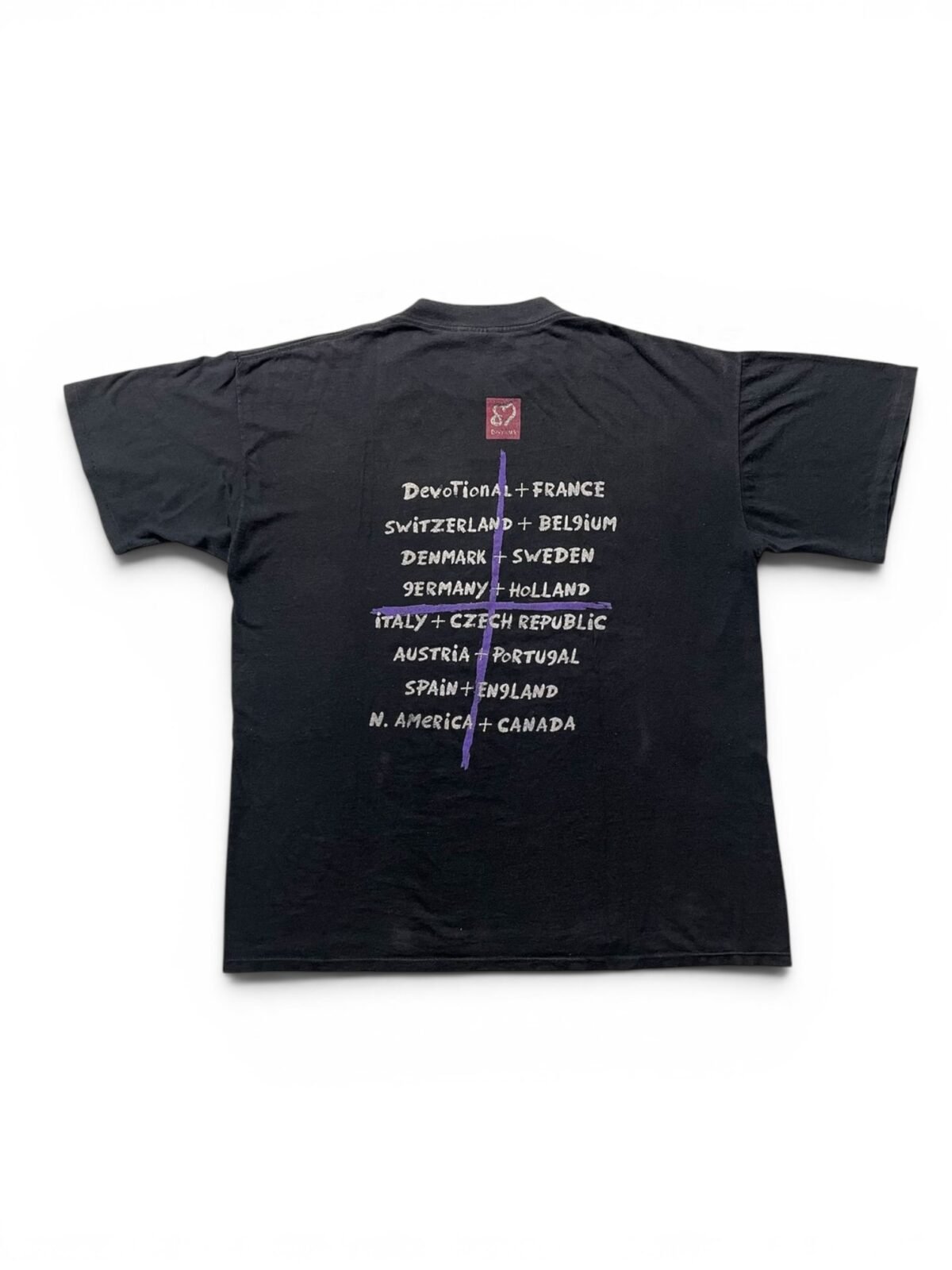 1993 Depeche Mode  Devotional Tour T-Shirt