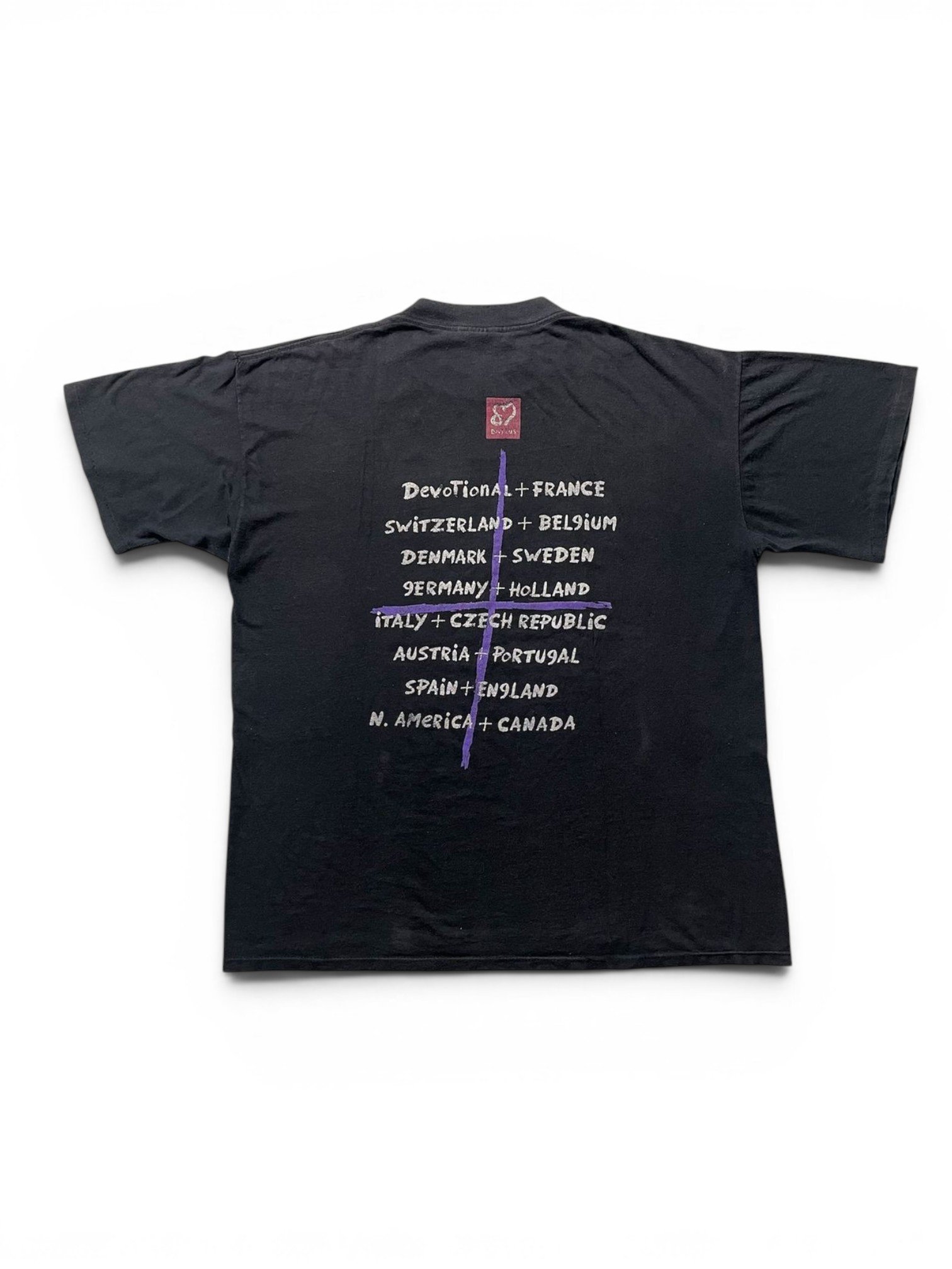 1993 Depeche Mode  Devotional Tour T-Shirt - Image 2