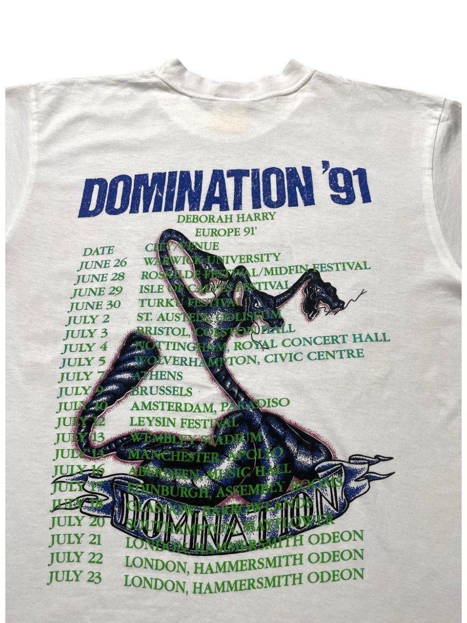 1991 Deborah Harry - Domination Tour T-Shirt
