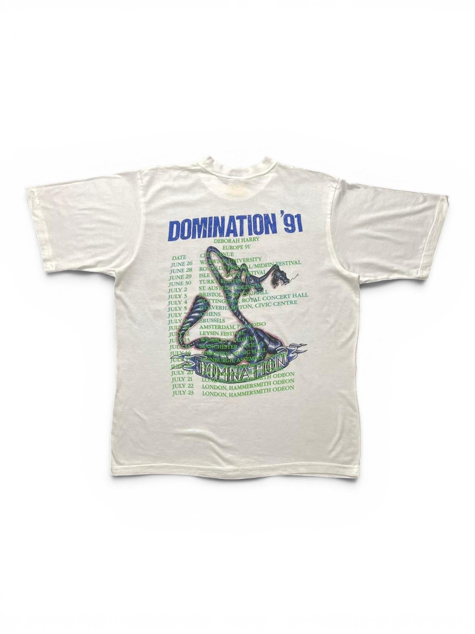 1991 Deborah Harry - Domination Tour T-Shirt - Image 2