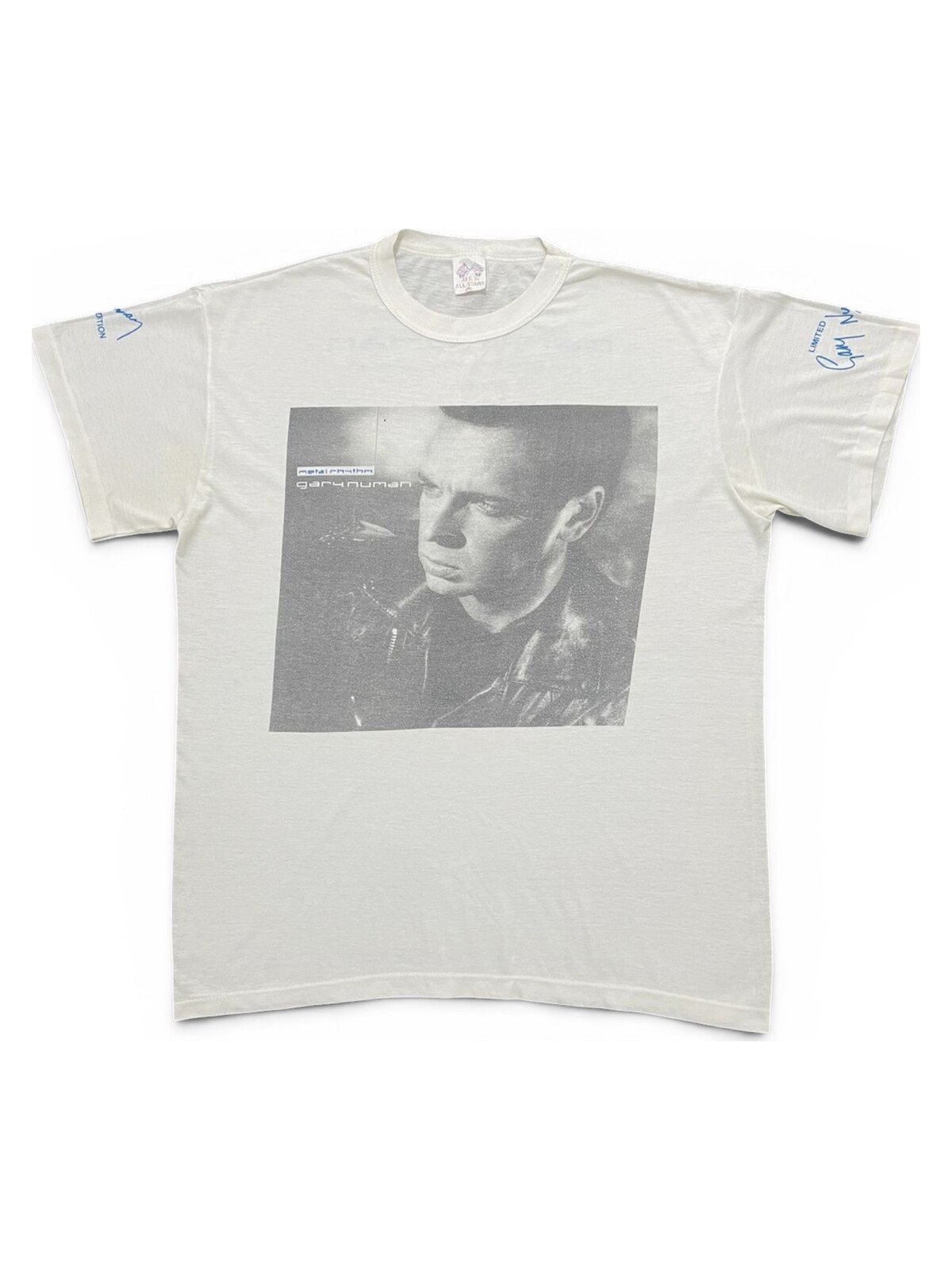 1988 Gary Numan - Metal Rhythm Tour T-Shirt