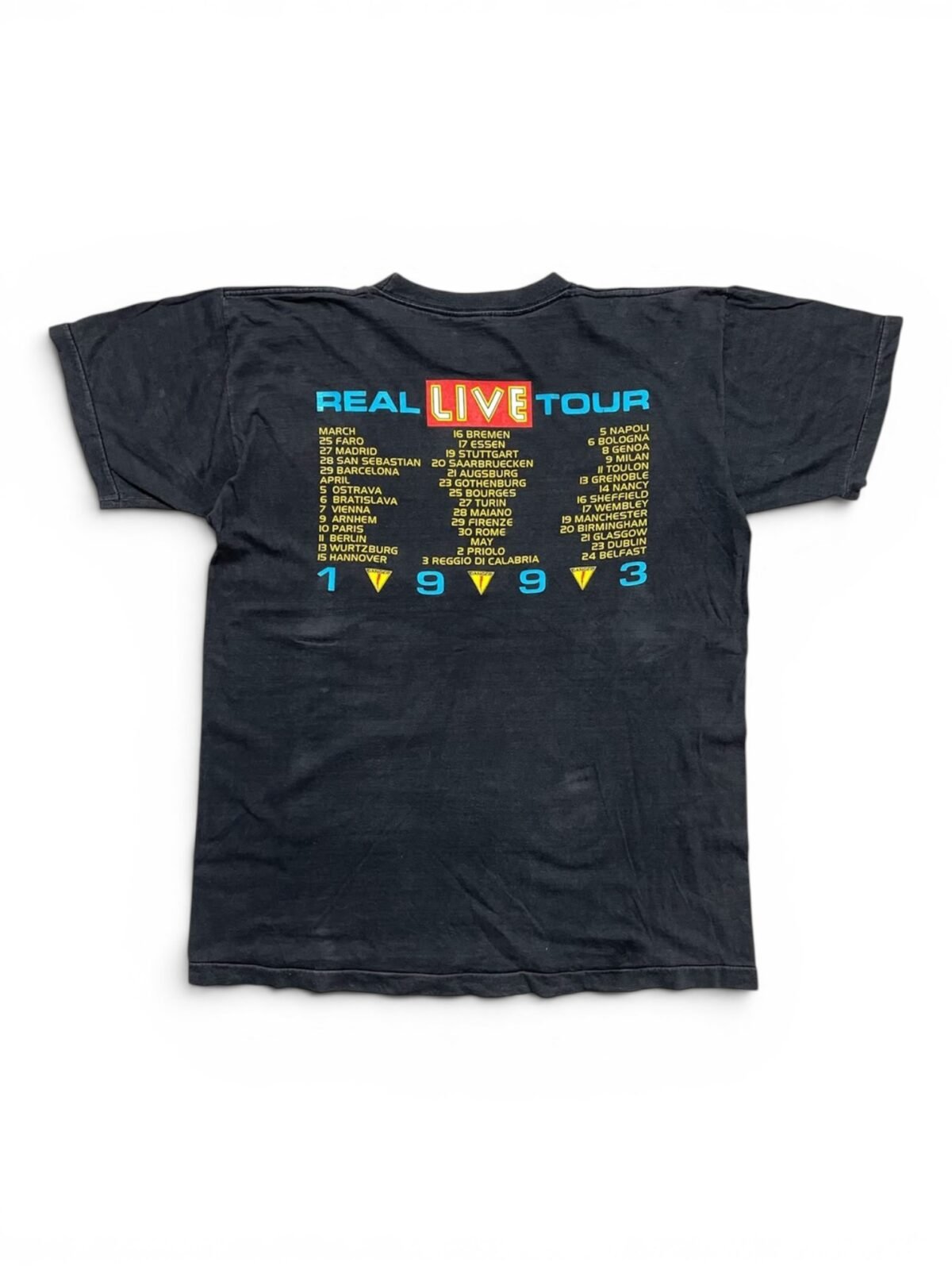 1993 Iron Maiden - Real Live tour T-Shirt