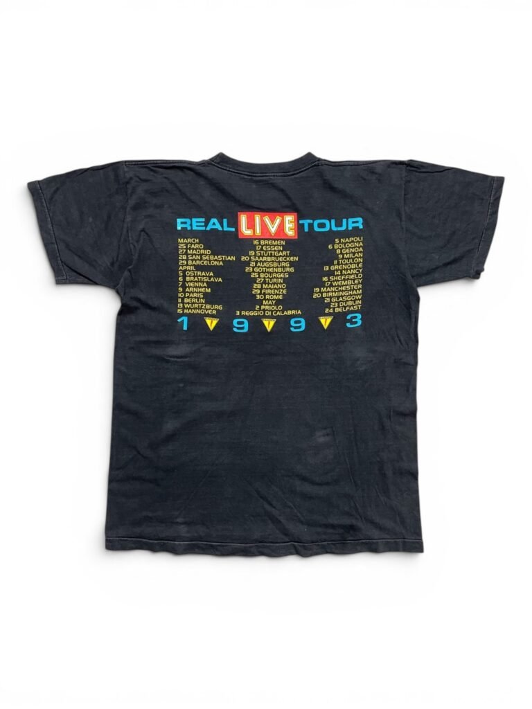 1993 Iron Maiden - Real Live tour T-Shirt