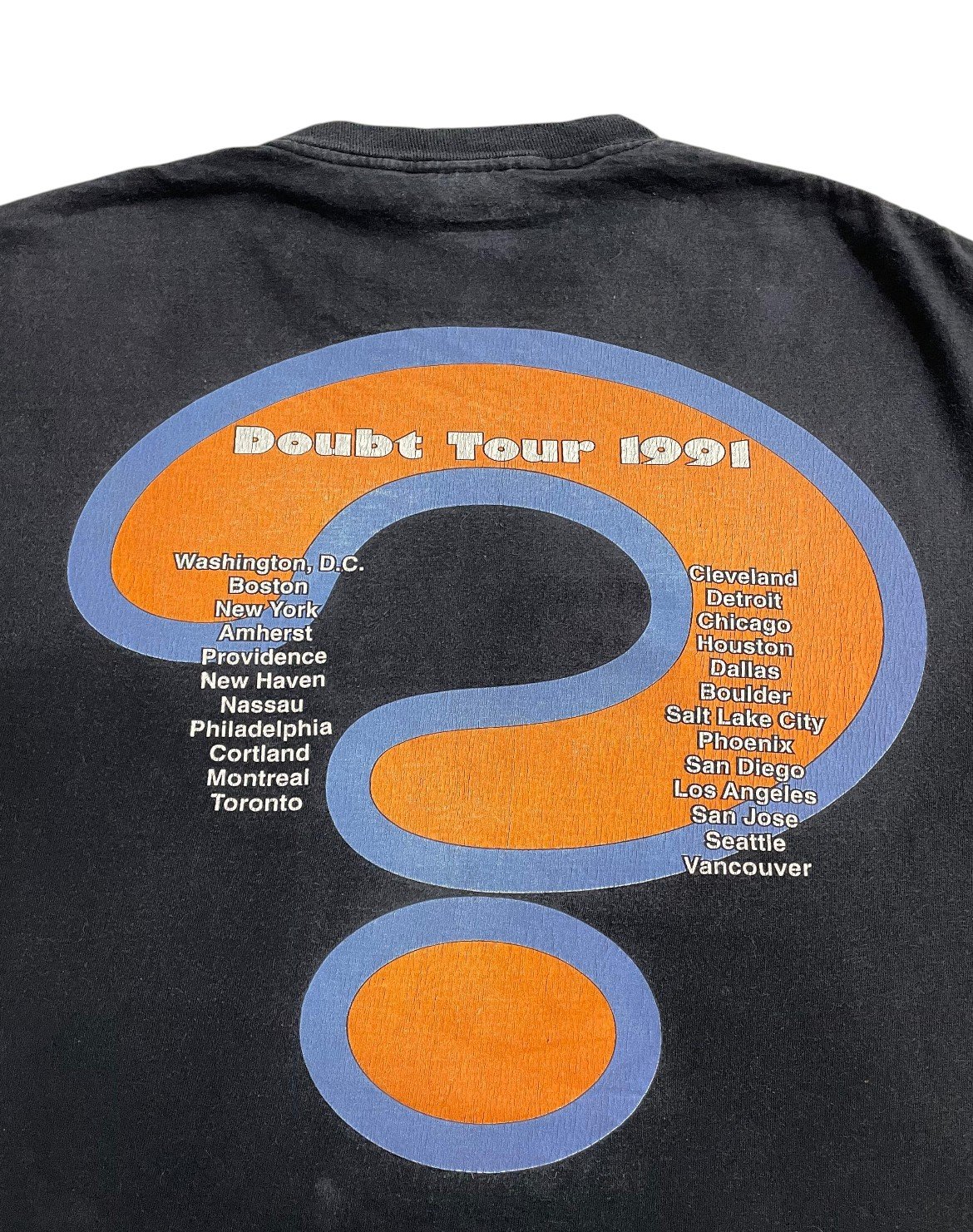 1991 Jesus Jones - Doubt Tour T-Shirt