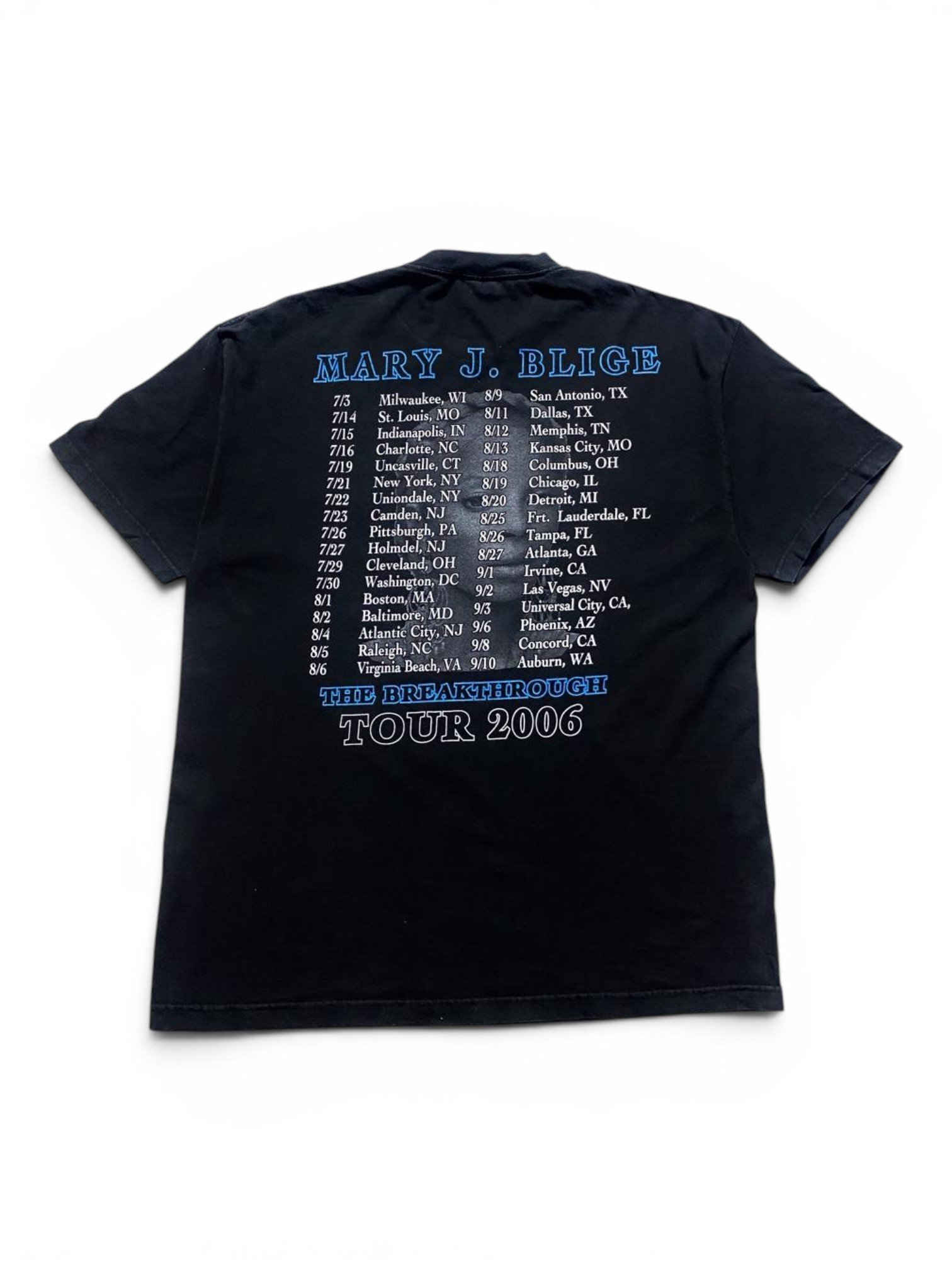 2006 Mary J Blige - The Breakthrough Experience T-Shirt - Image 2
