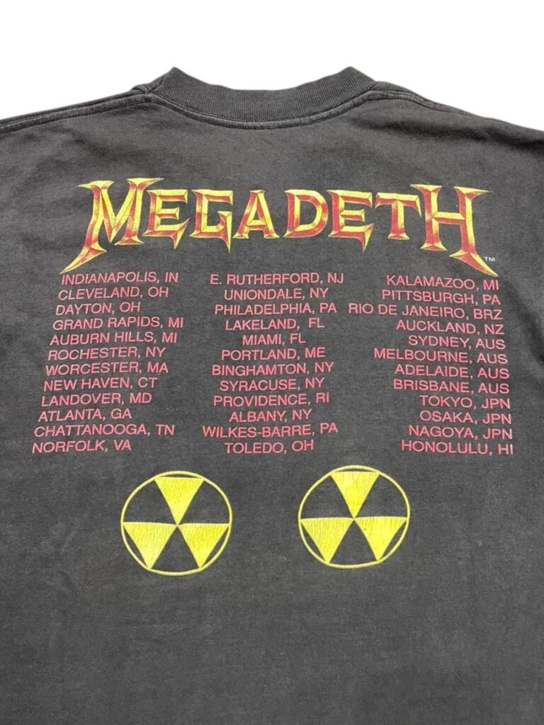 1990 Megadeth - Rust In Peace T-Shirt