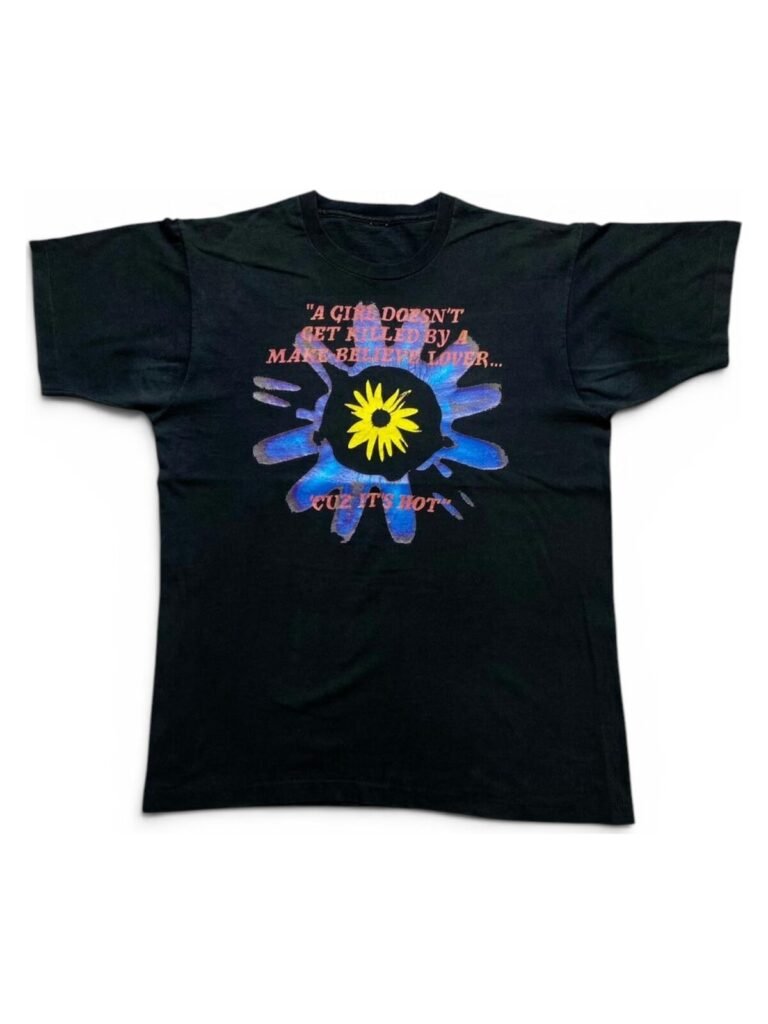 1991 My Life With The Thrill Kill Kult - A Girl Doesn’t Get Killed By A Make-Believe Lover… “cuz it’s hot” tour T-Shirt