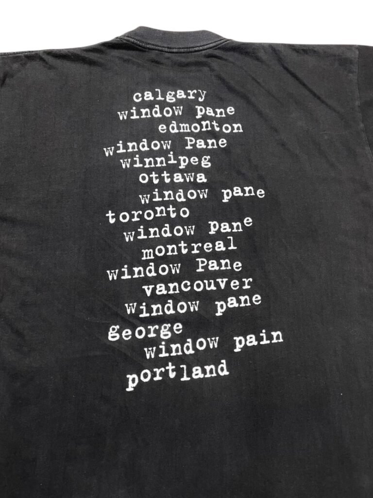 1993 Pearl Jam - Window Pain Tour T-Shirt