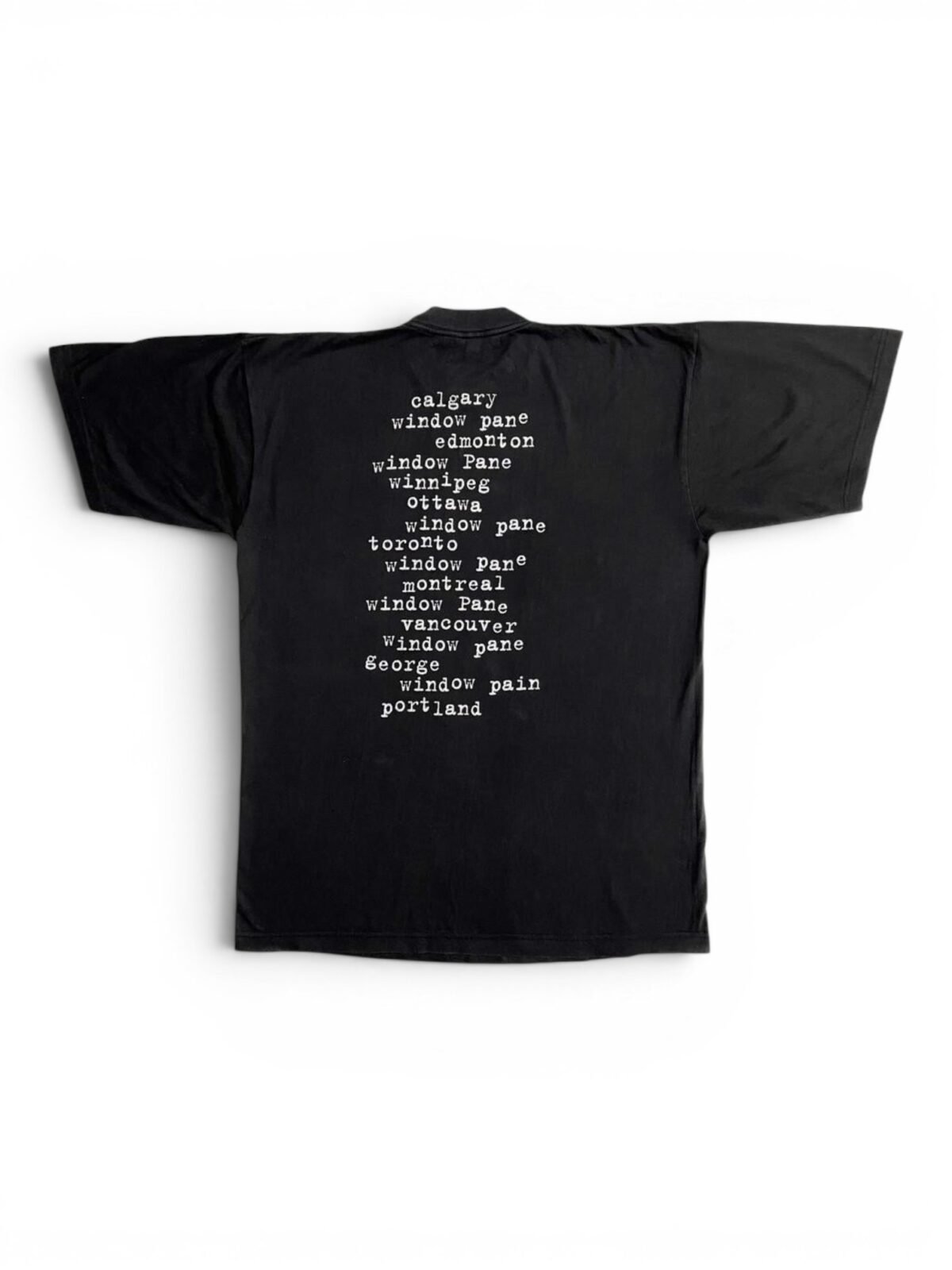 1993 Pearl Jam - Window Pain Tour T-Shirt