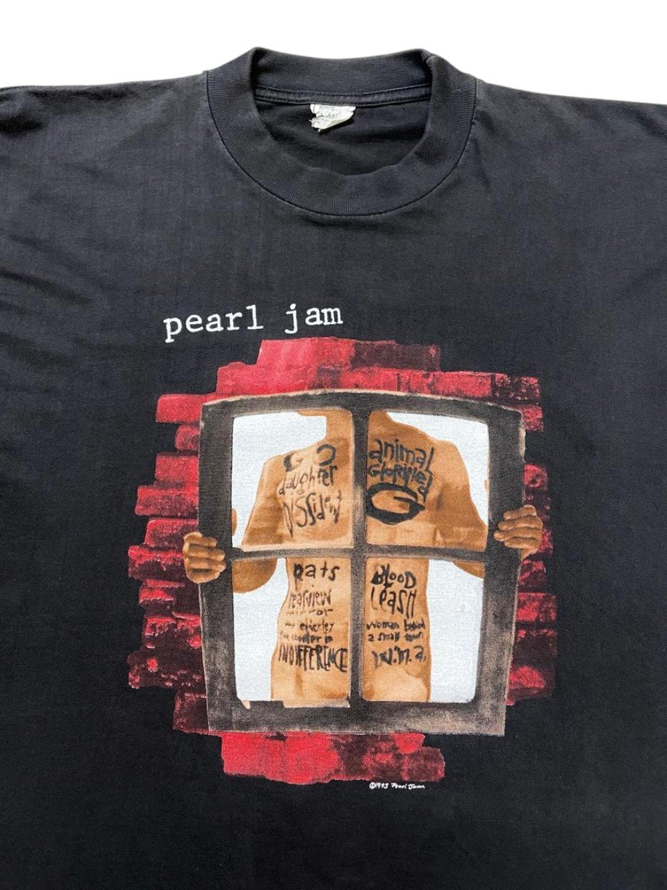 1993 Pearl Jam - Window Pain Tour T-Shirt