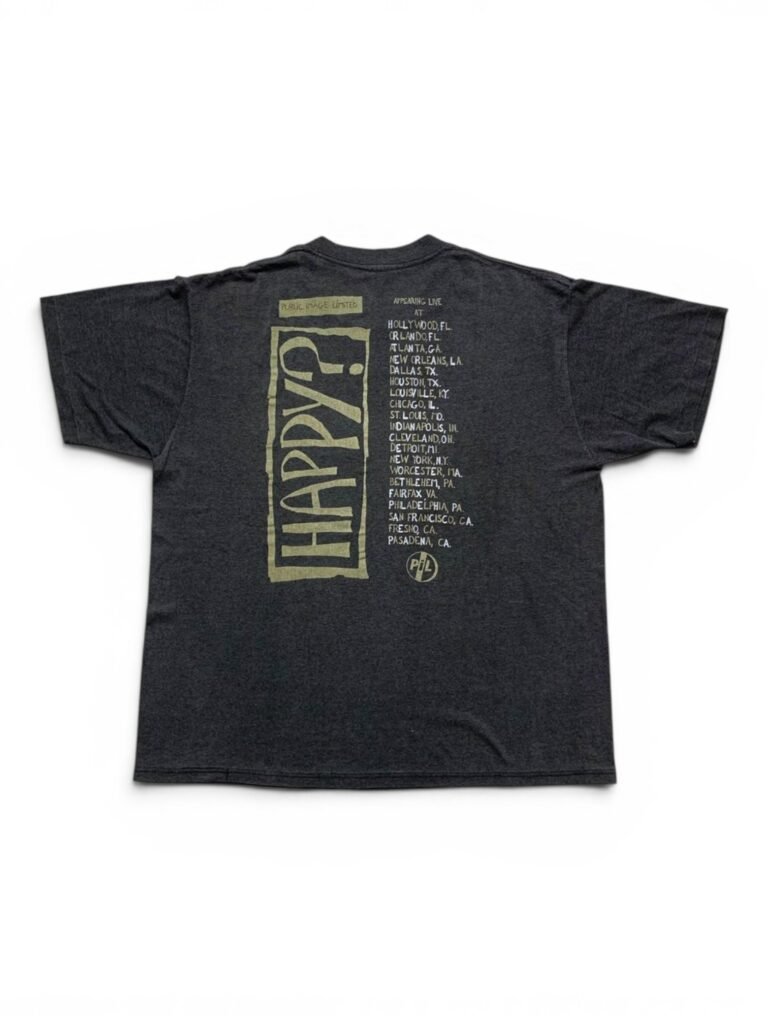 1987 Public Image Ltd - Happy? T-Shirt