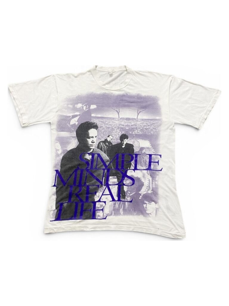 1991 Simple Minds - Real Life T-Shirt
