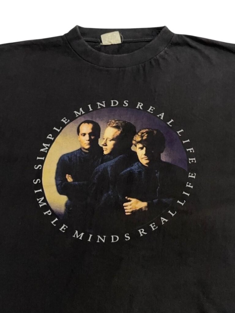 1991 Simple Minds - Real Life Tour T-Shirt
