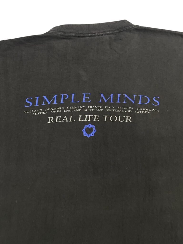 1991 Simple Minds - Real Life Tour T-Shirt