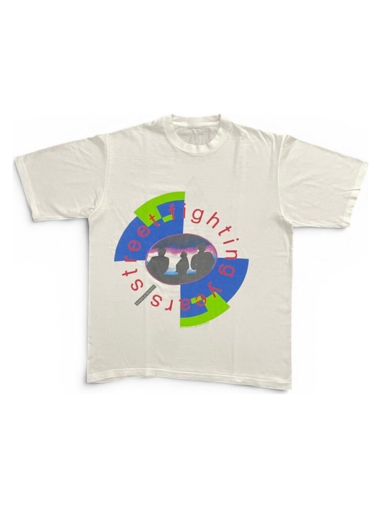 1989 Simple Minds - Street Fighting T-Shirt