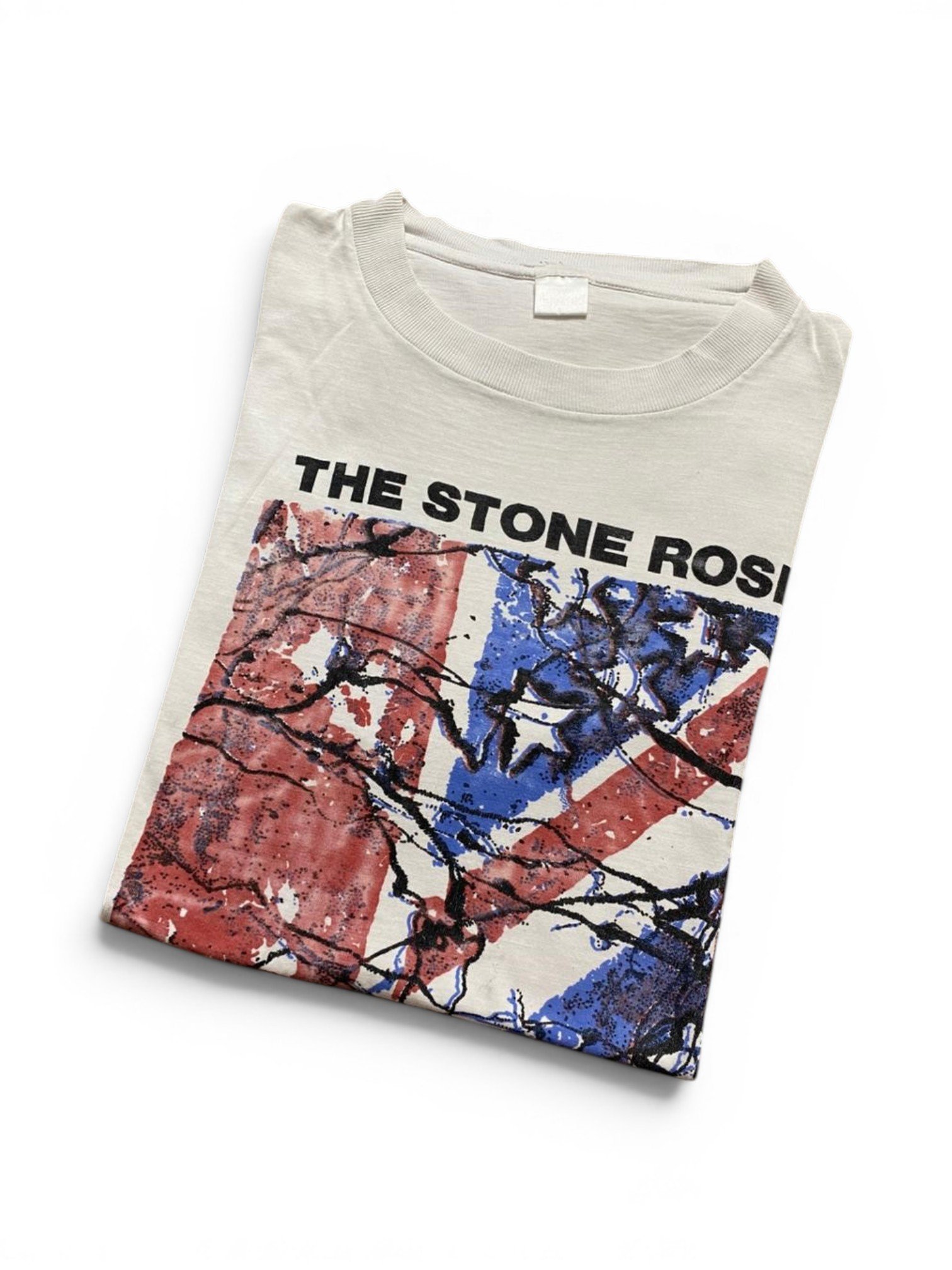 80s The Stone Roses - Waterfall T-Shirt - Image 2