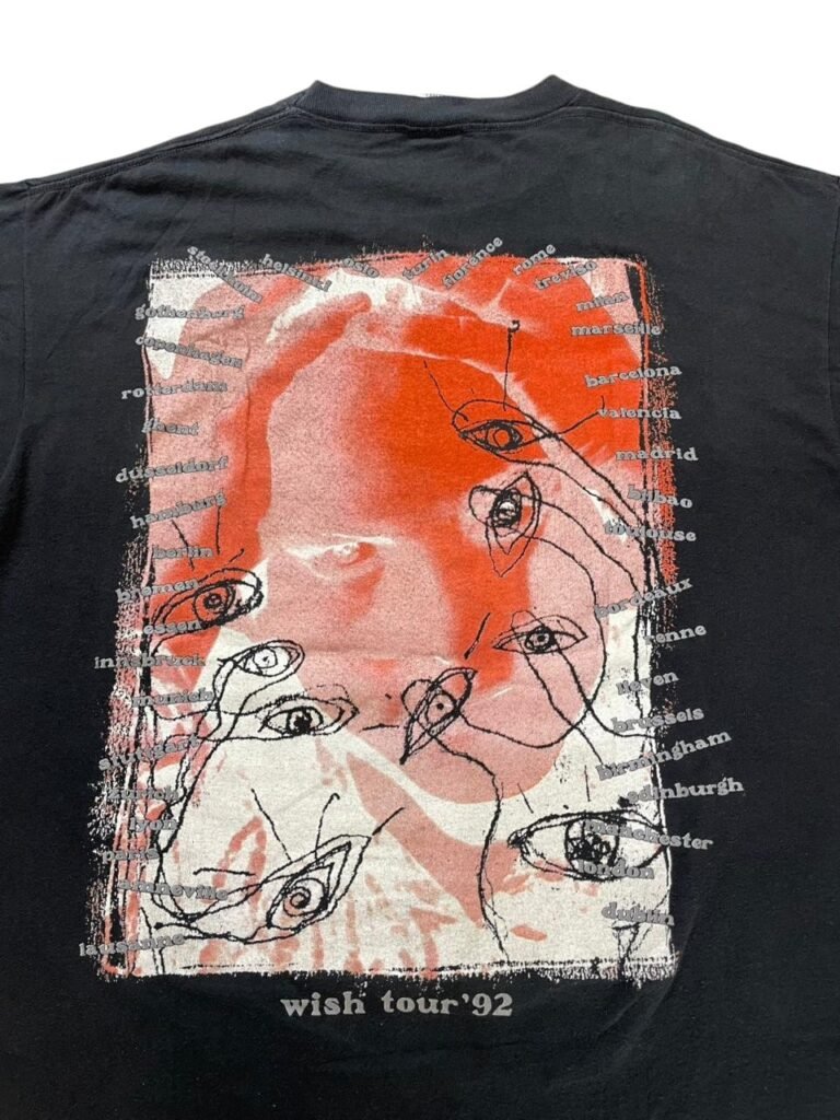 1992 The Cure Wish Tour - Robert Smith Big Face T-Shirt