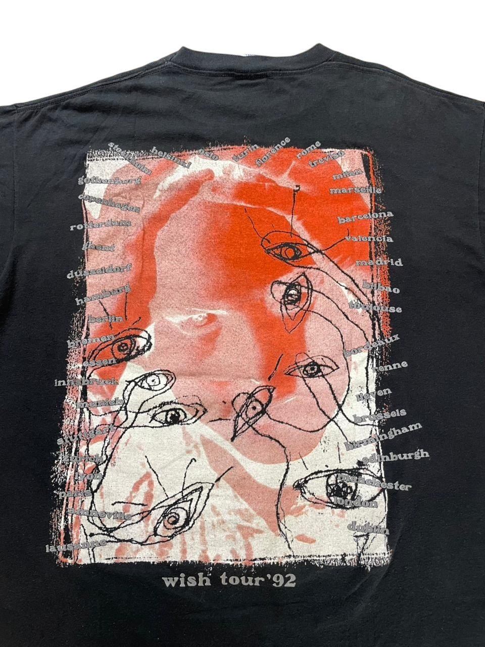 1992 The Cure Wish Tour - Robert Smith Big Face T-Shirt