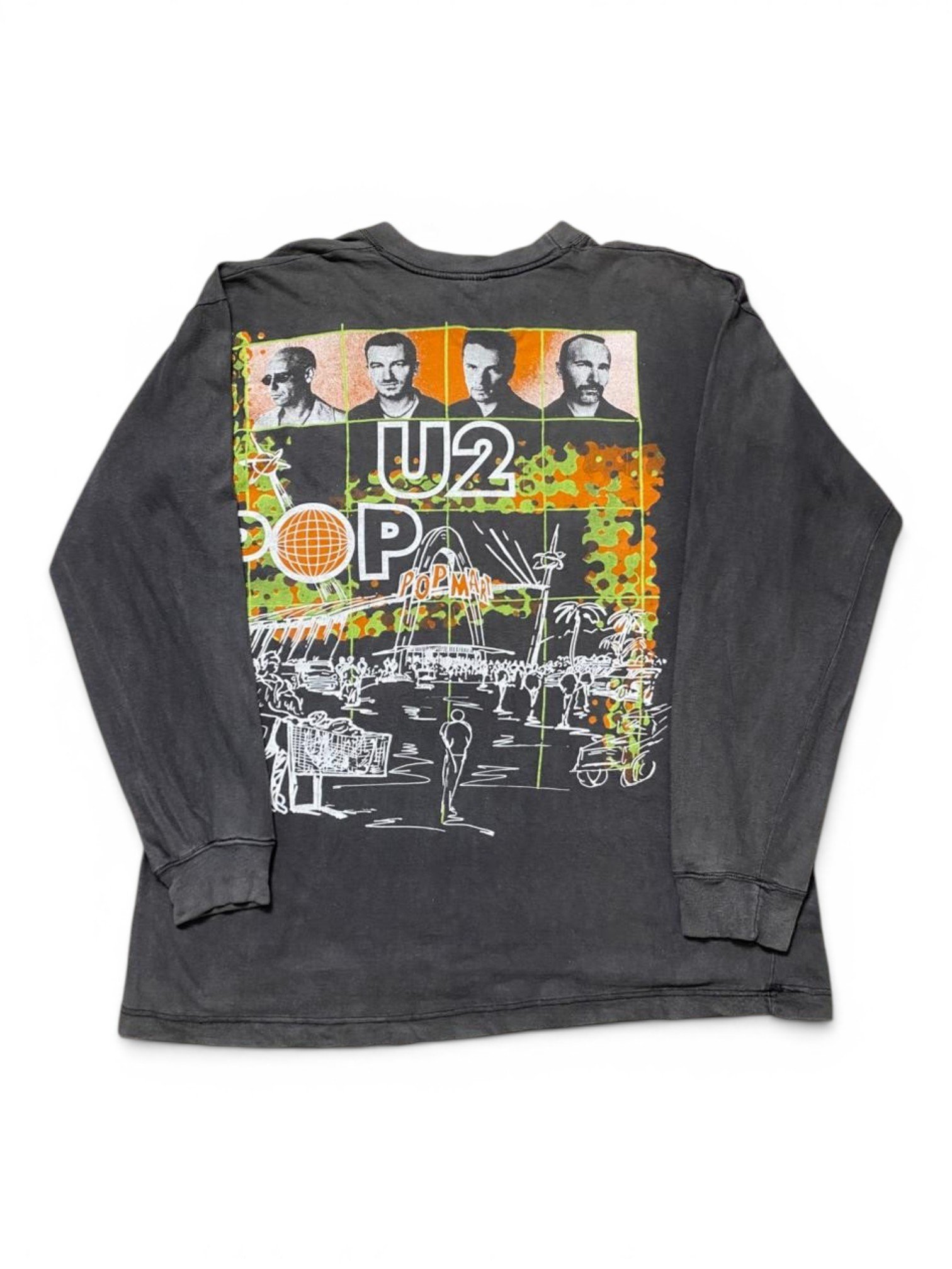 90s U2 - Pop Mart T-Shirt - Image 2