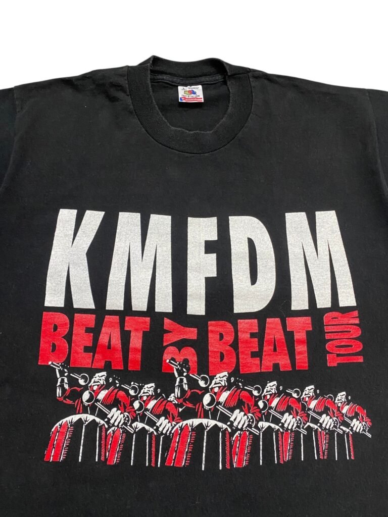 1995 KMFDM - Beat By Beat, RIP The System Tour T-Shirt