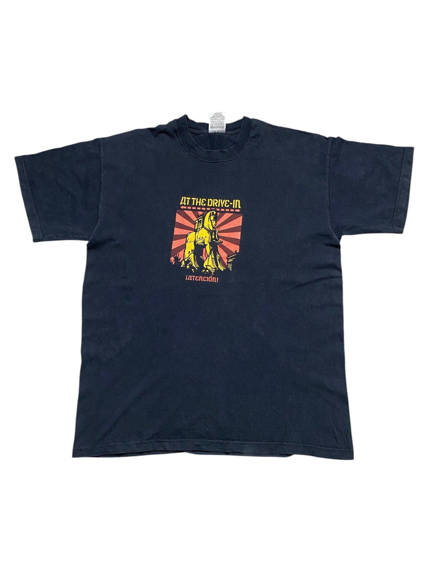 2000 At The Drive In - Atencion T-Shirt artwork by Shepard Fairey - Image 1