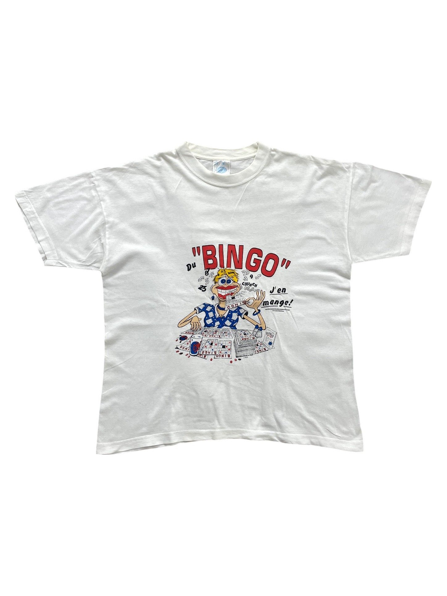 90s Bingo Funny Parody T-Shirt - Image 1