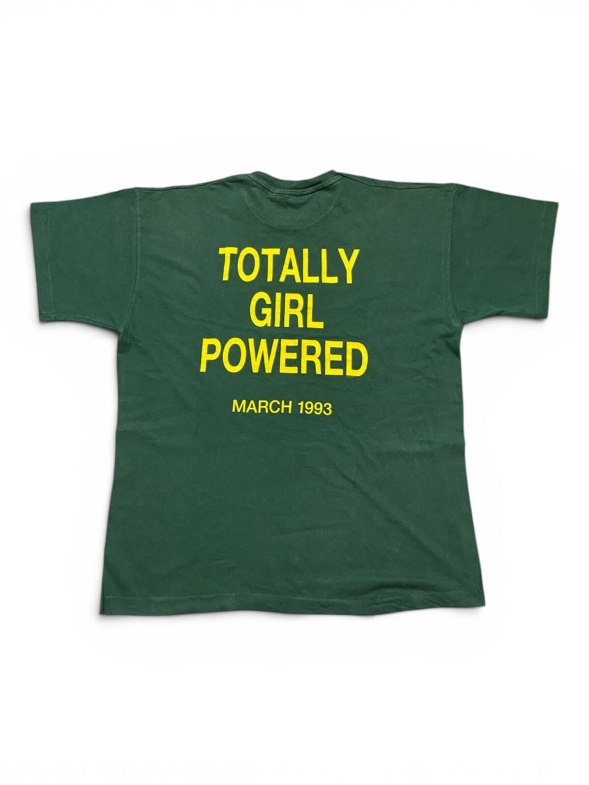 1993 Bikini Kill / Huggy Bear   - Totally Girl Powered Tour T-shirt