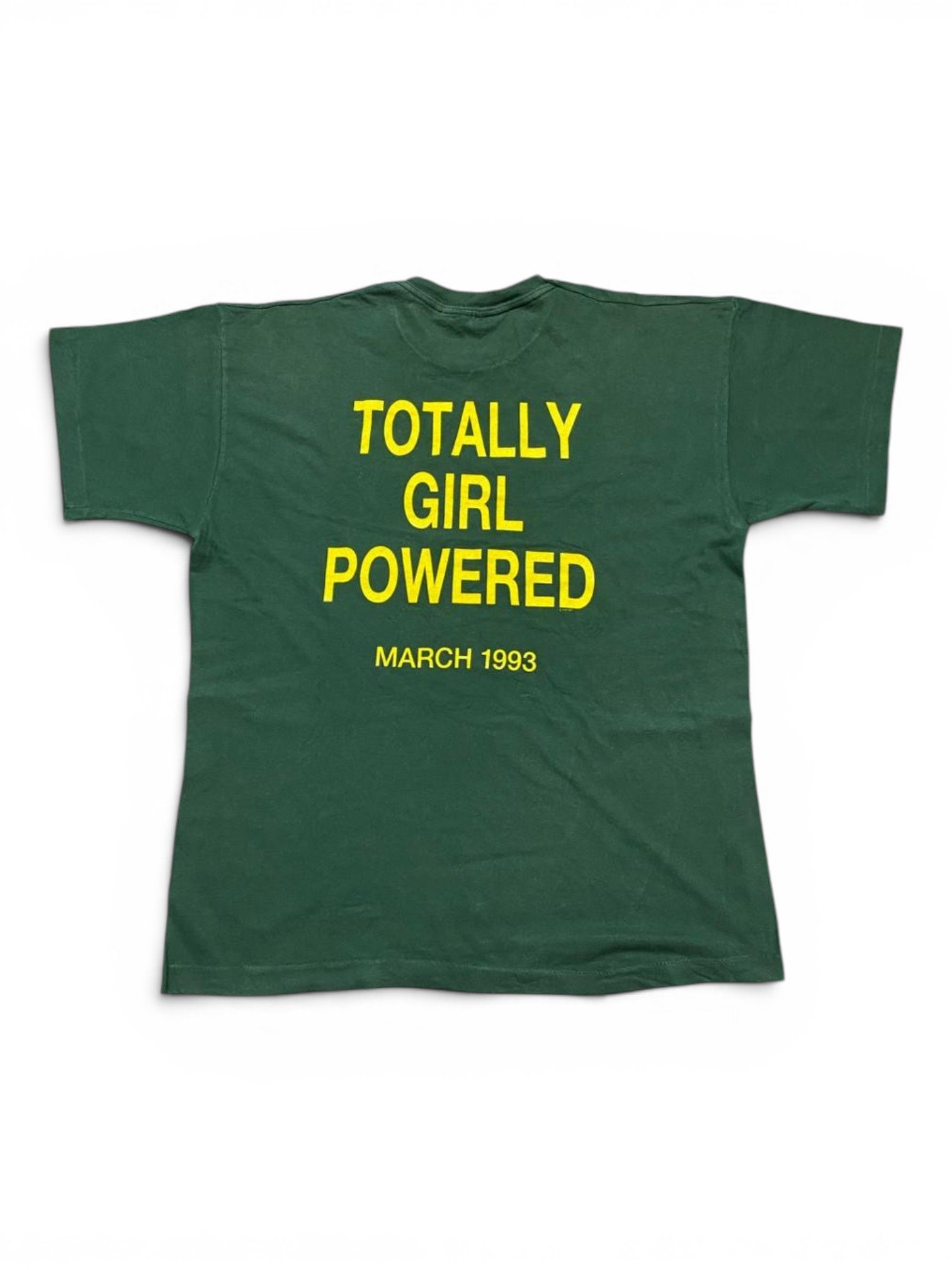 1993 Bikini Kill / Huggy Bear   - Totally Girl Powered Tour T-shirt - Image 2