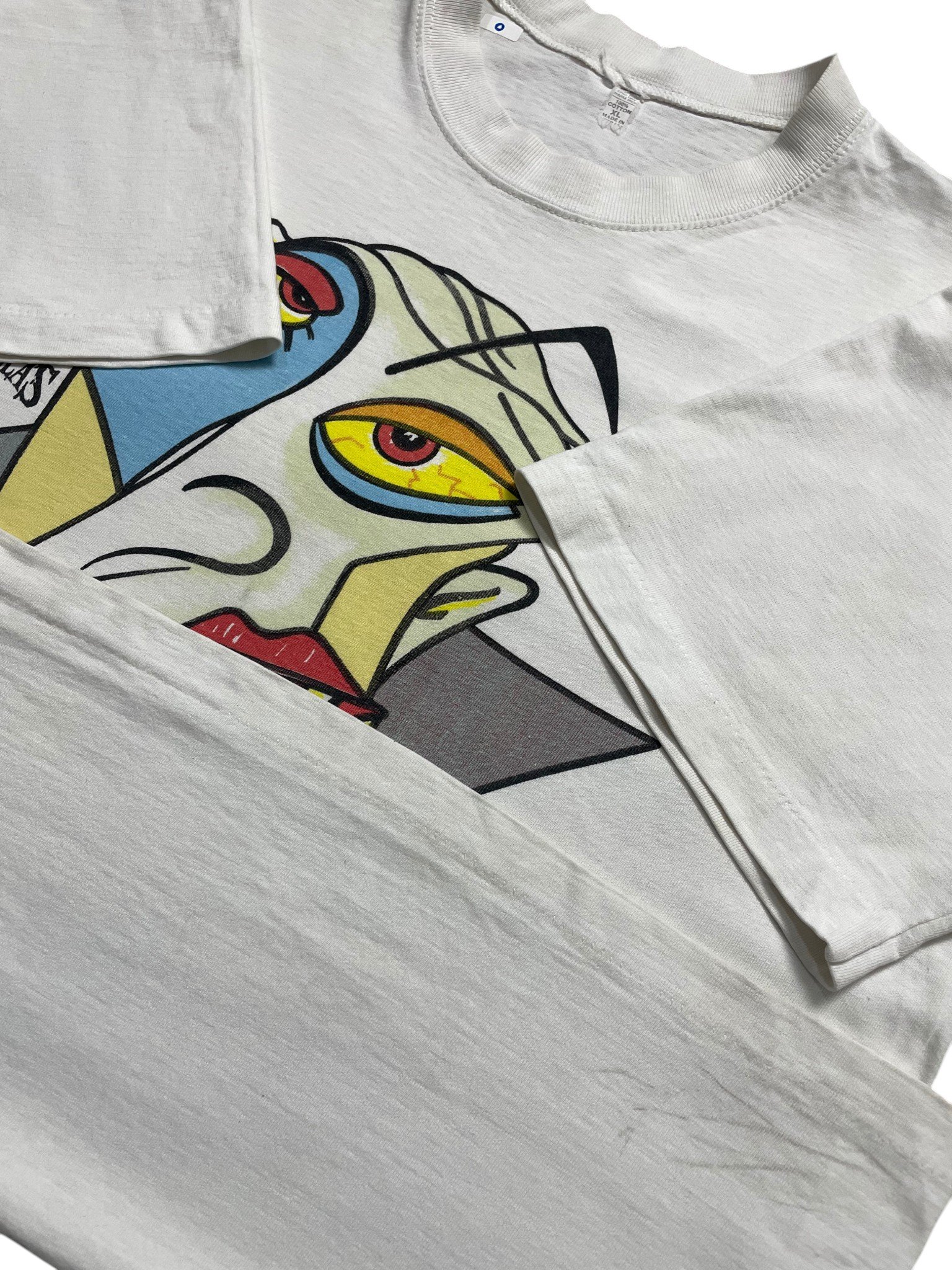 90s Dracula Picasshole Cubism Art Parody T-Shirt - Image 3
