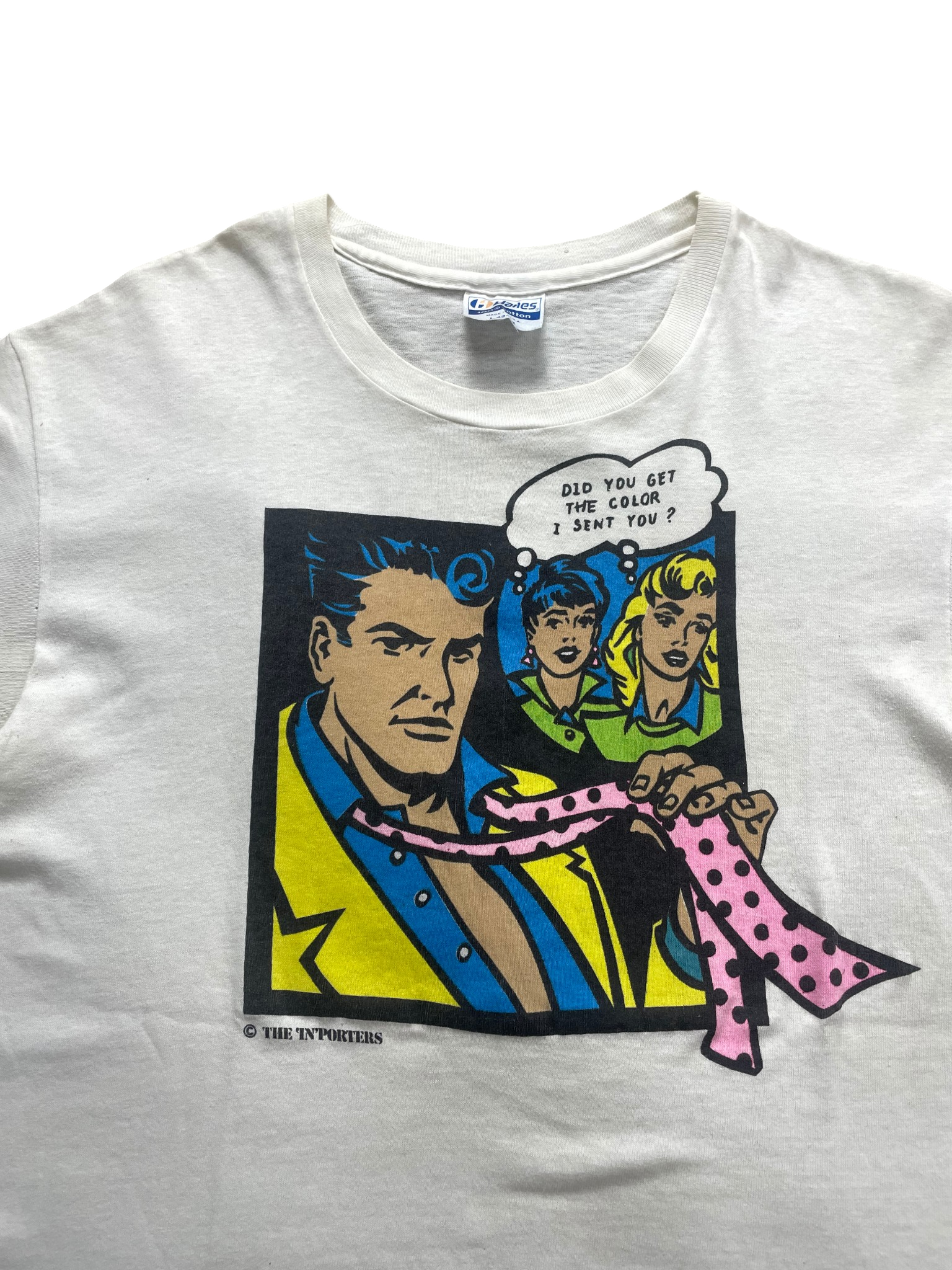 90s The Inporters Pop Art Comic T-Shirt - Image 2
