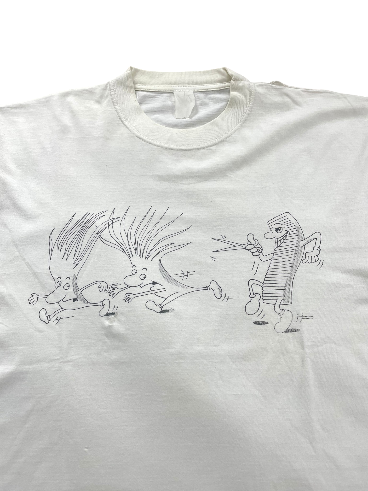 90s Hairdresser Funny Parody T-shirt - Image 2