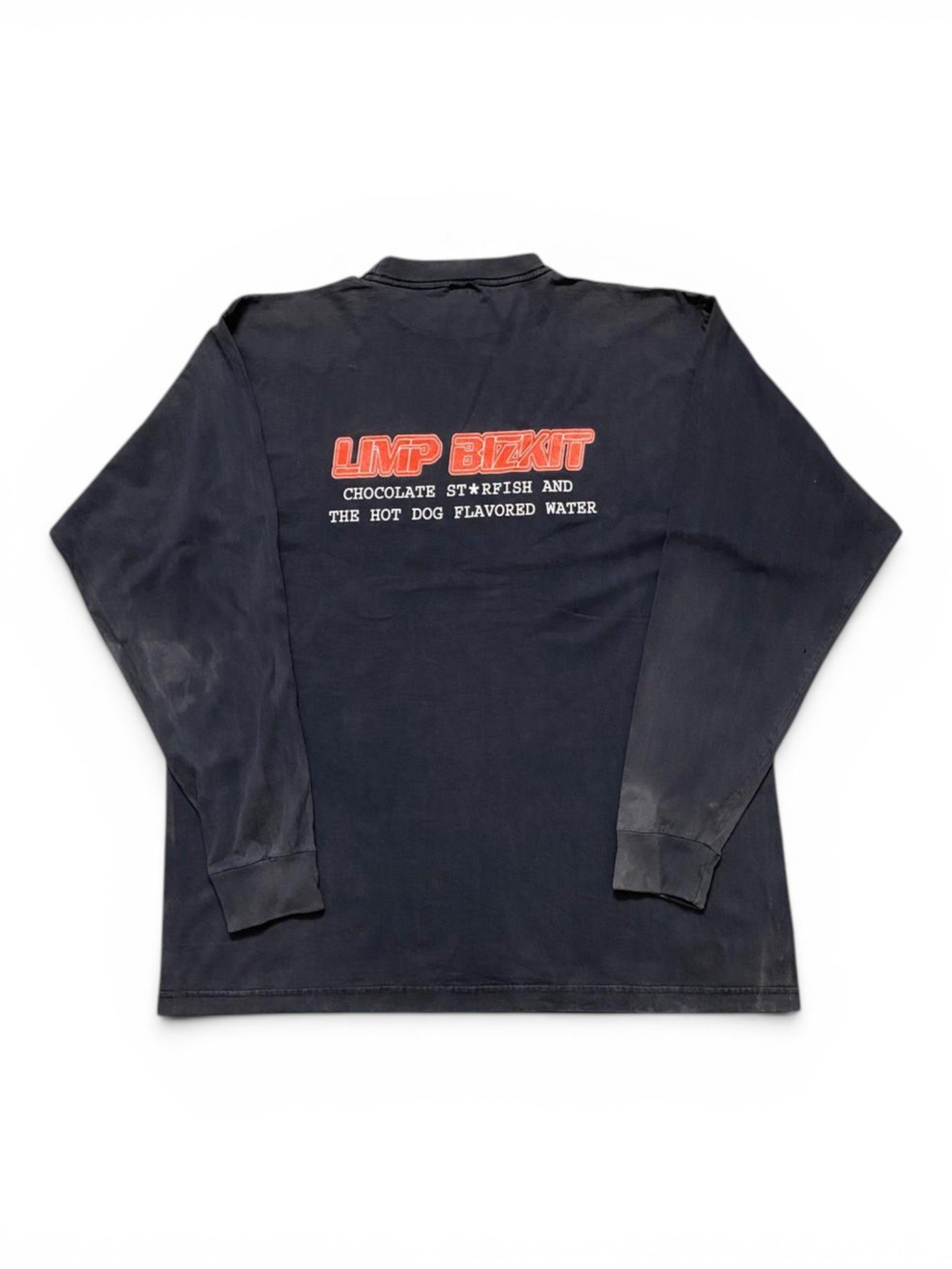 90s Limp Bizkit - Chocolate Starfish T-Shirt - Image 2