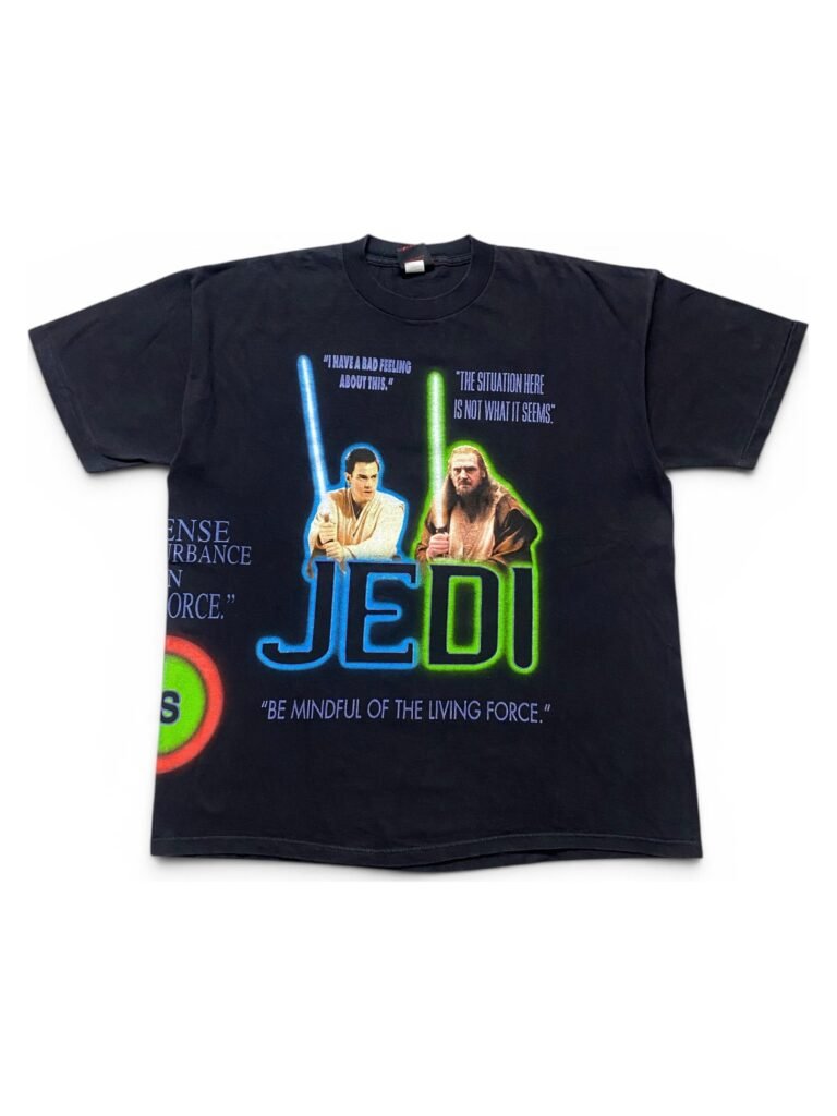 1999 Star Wars Episode 1 Jedi vs Sith Two-Sided AOP T-Shirt
