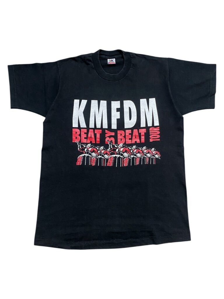 1995 KMFDM - Beat By Beat, RIP The System Tour T-Shirt