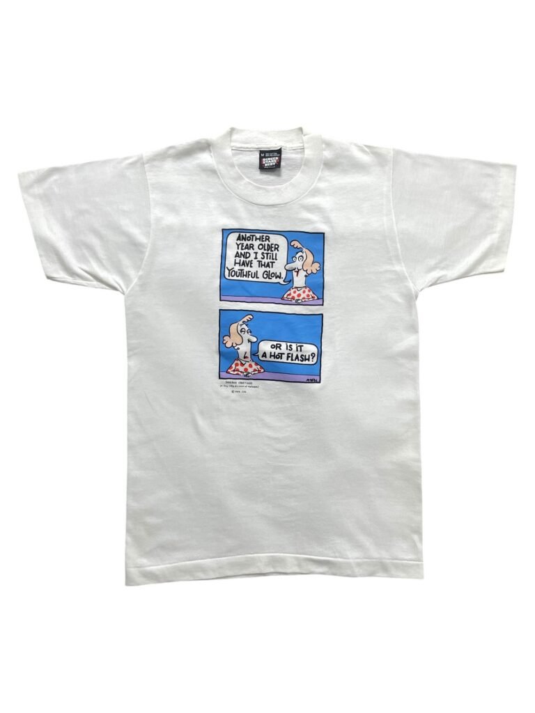 1993 Shoebox Greetings Hallmark Ahern Comic Strip Hot Flash T-Shirt