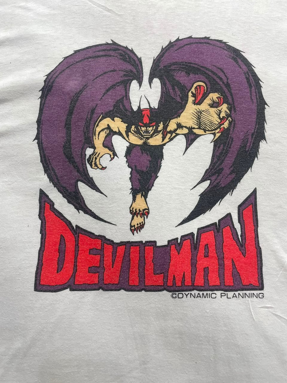 Vintage 90s Devilman Go Nagai Anime Banpresto T-Shirt Banpresto - Image 4