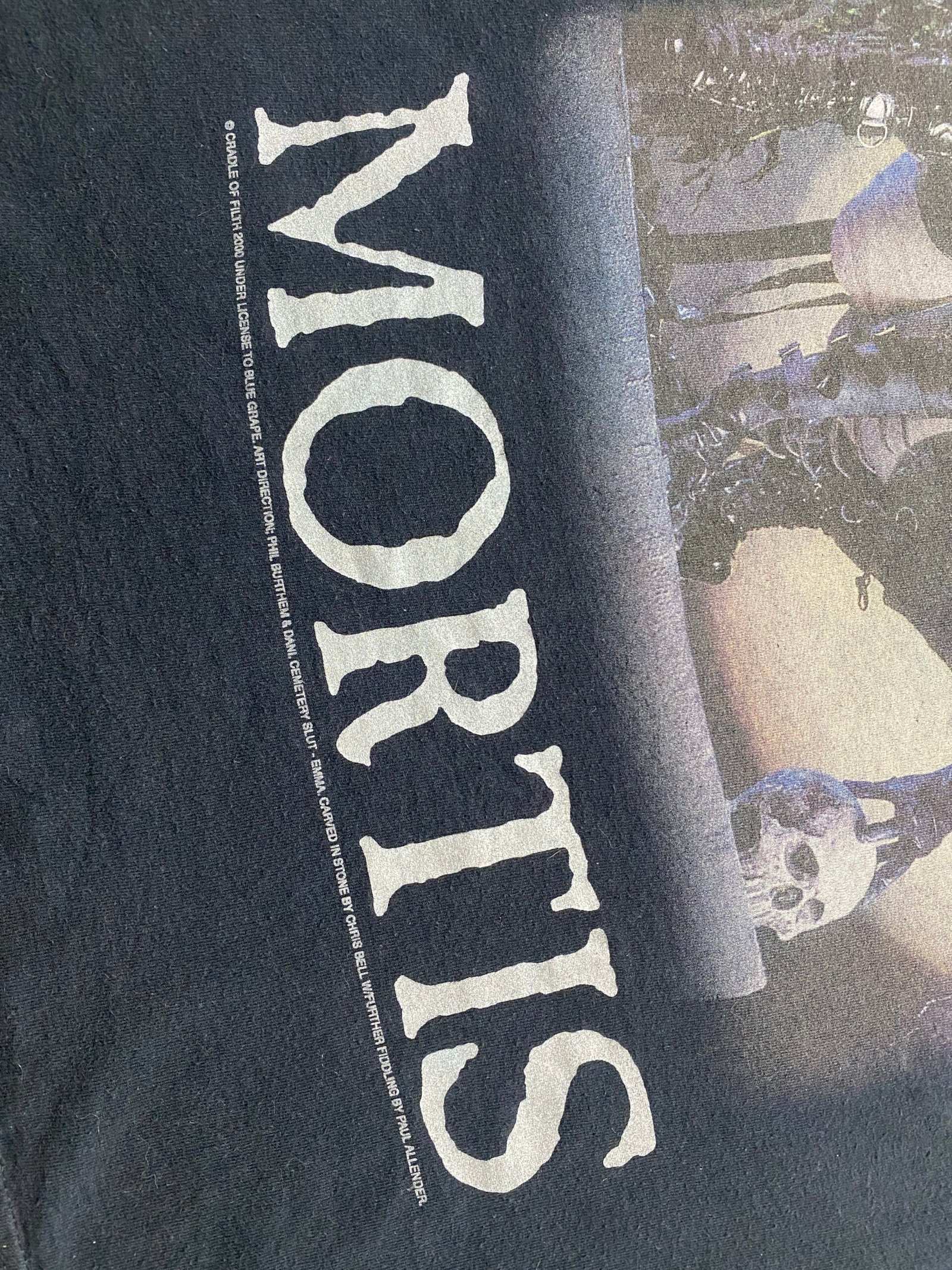 2000 Cradle Of Filth - Vigor Mortis T-Shirt - Image 5