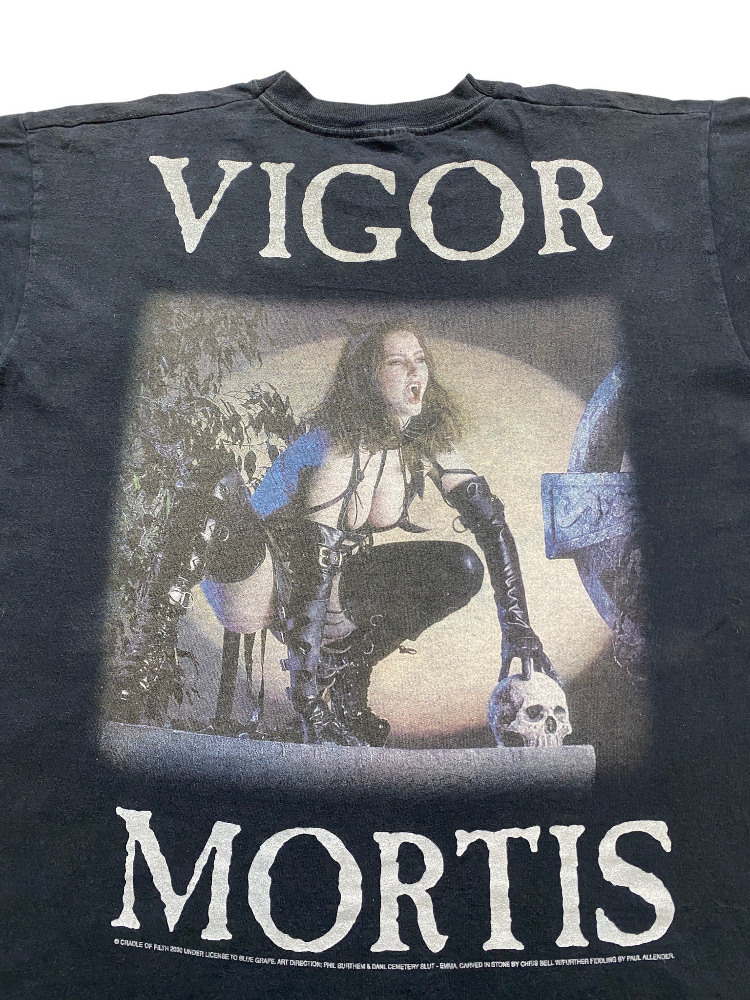 2000 Cradle Of Filth - Vigor Mortis T-Shirt - Image 3