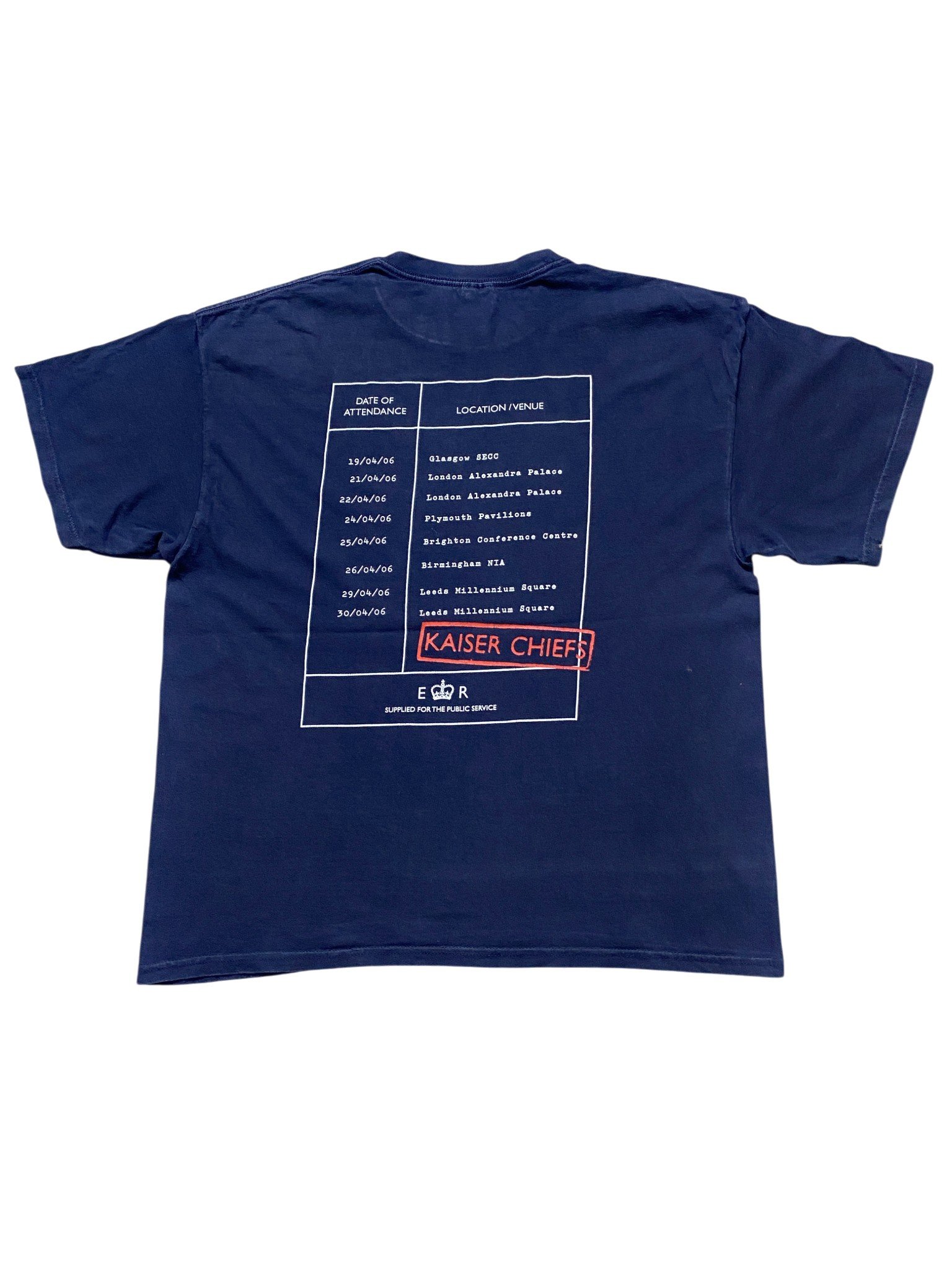 2006 Kaiser Chiefs - Tour T-Shirt - Image 2