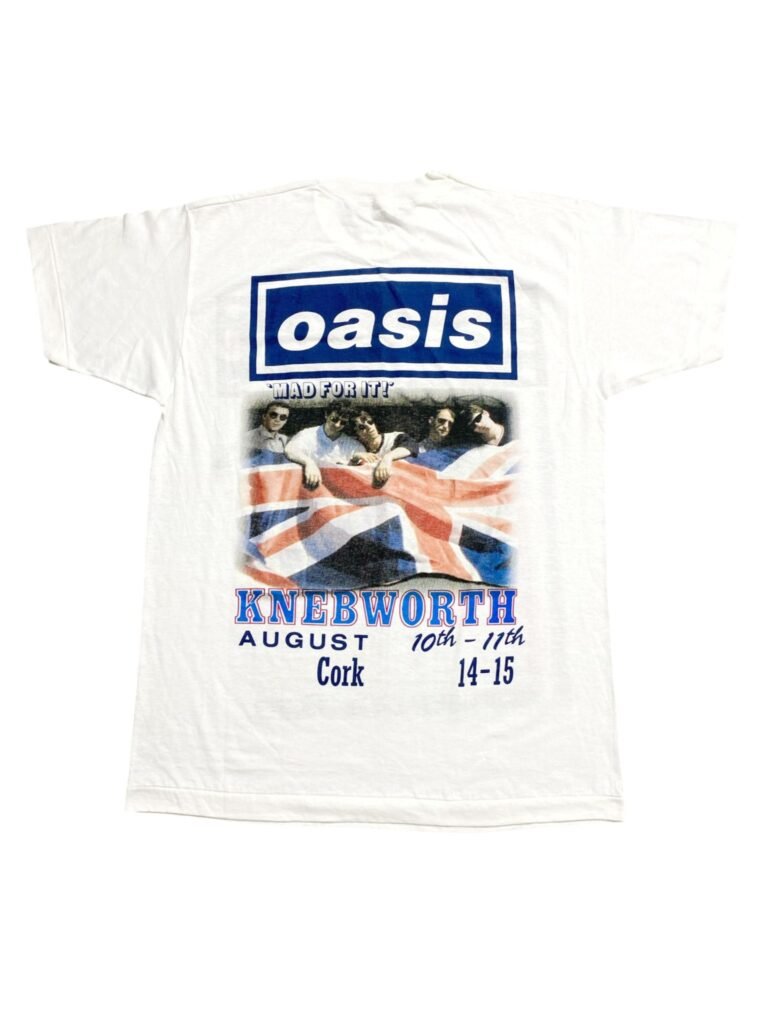 1996 Oasis - Knebworth Boot T-Shirt