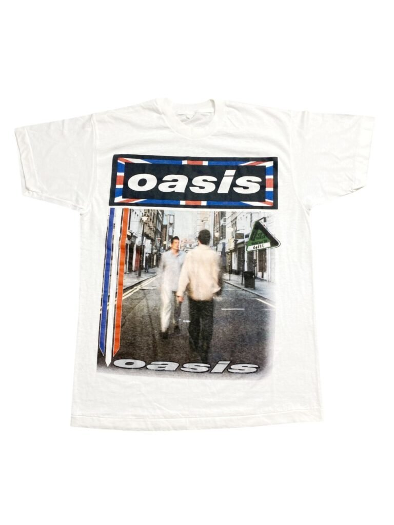 1996 Oasis - Knebworth Boot T-Shirt