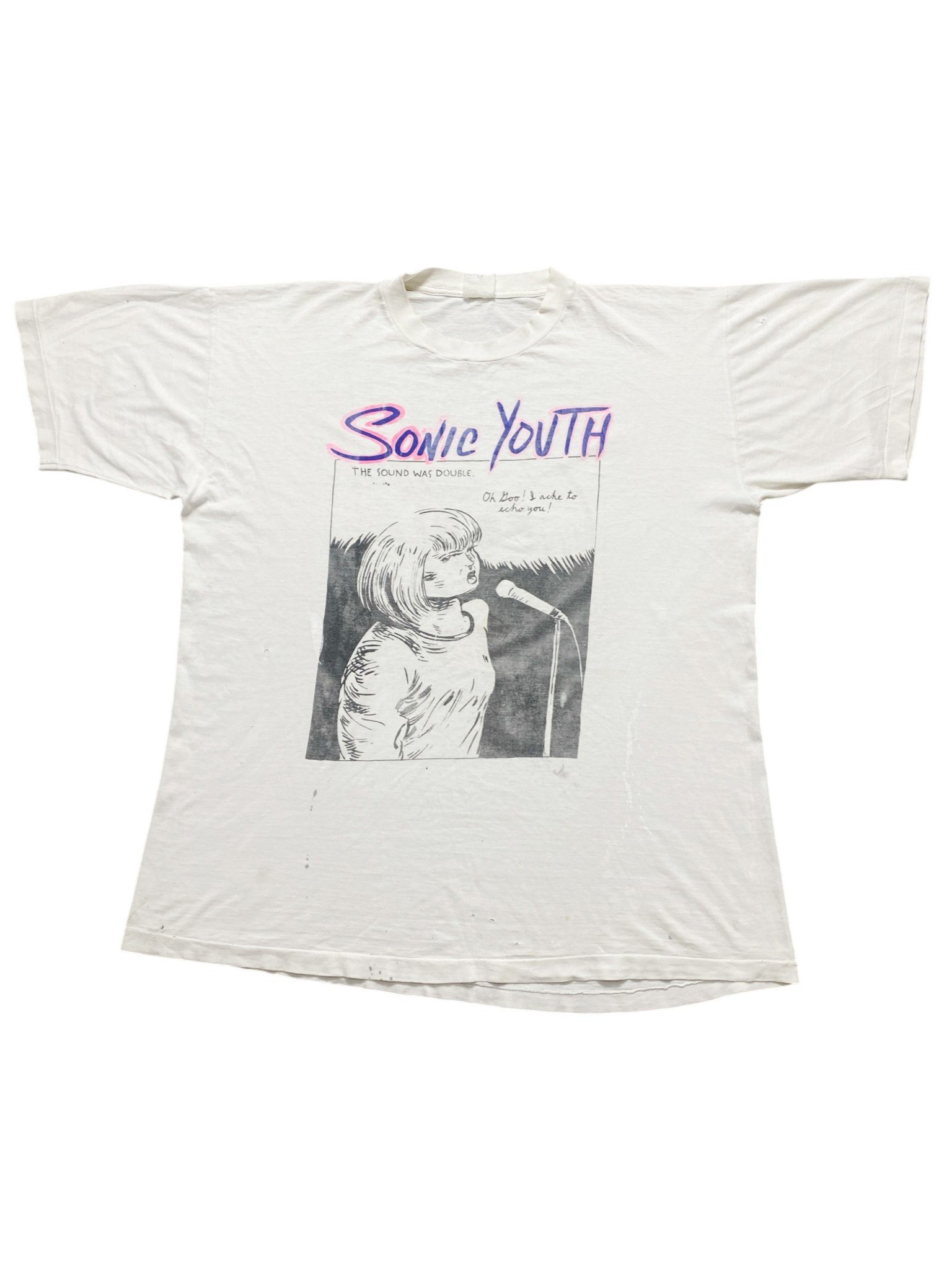 Early 90s Sonic Youth - Goo T-Shirt artwork by Raymond Pettibone - Image 1