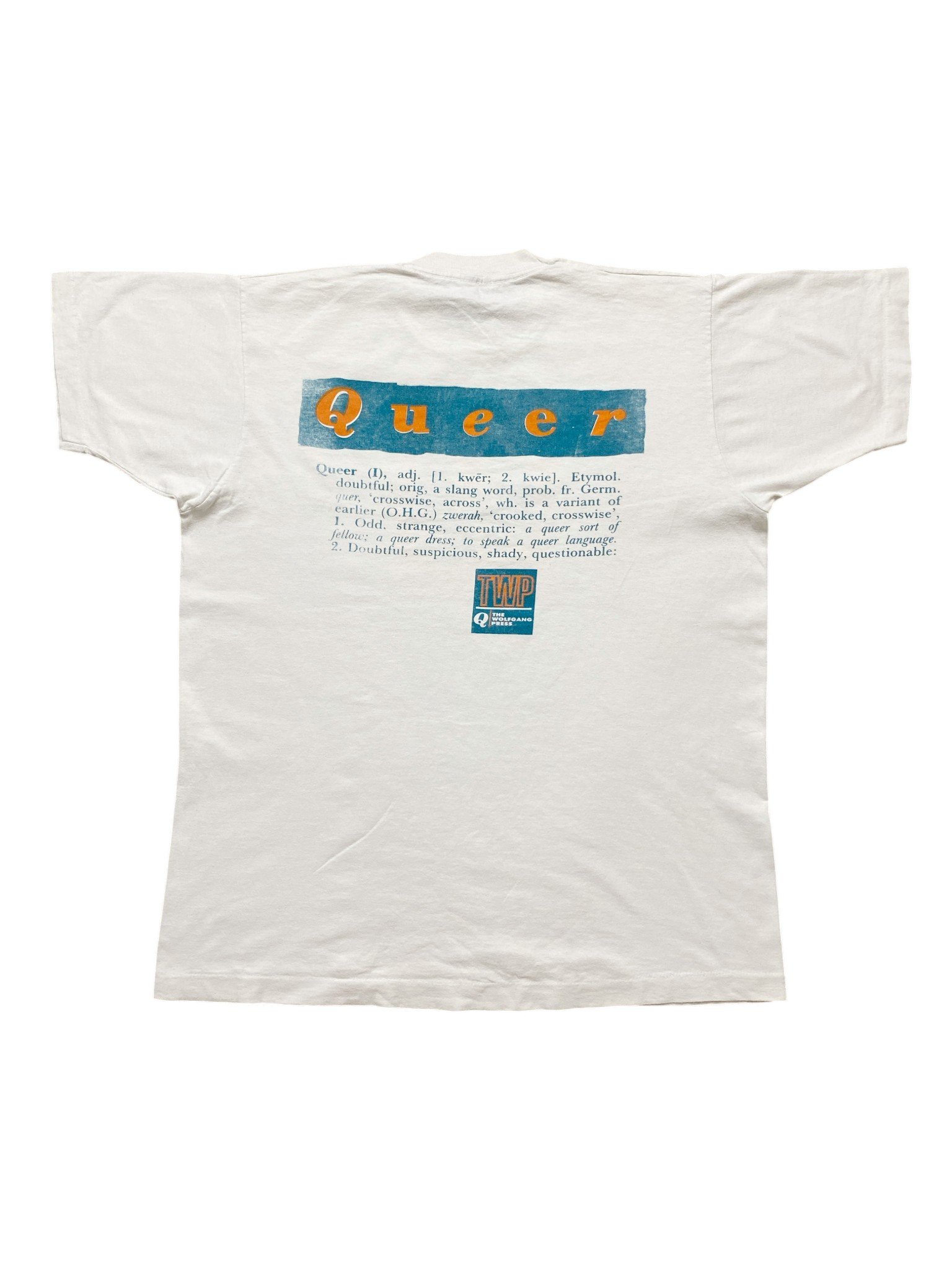 1991 The Wolfgang Press - Queer T-Shirt - Image 2