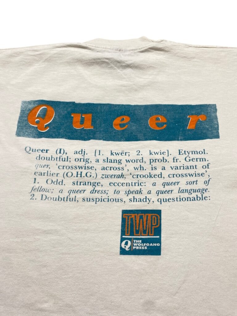 1991 The Wolfgang Press - Queer T-Shirt