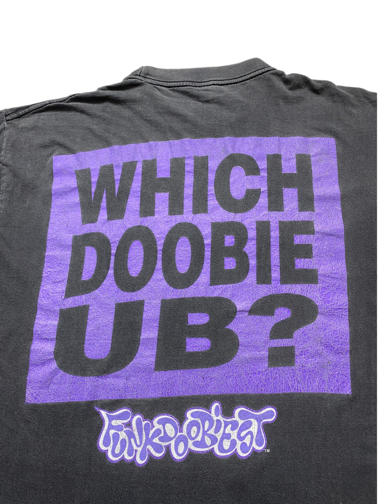 1993 Funkdoobiest - Which Doobie U B? T-Shirt - Image 8
