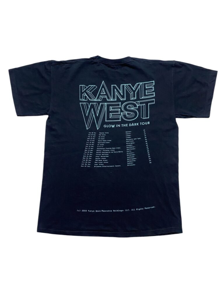 2008 Kanye West - Glow In The Dark Tour T-Shirt